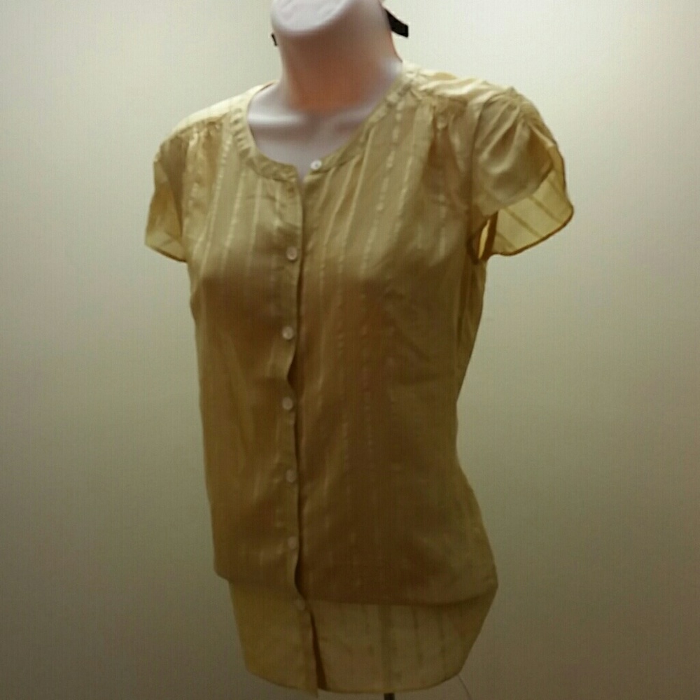 Yellow shear banana Republic short xs
